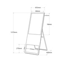 LCD Foldable Advertising Display - 32" Full HD - Android - Indoor