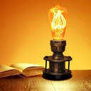 Vintage bronze table lamp E27