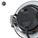 Outdoor LED downlight - 7W - CCT - 630lm - Cutout Ø70mm - IP54