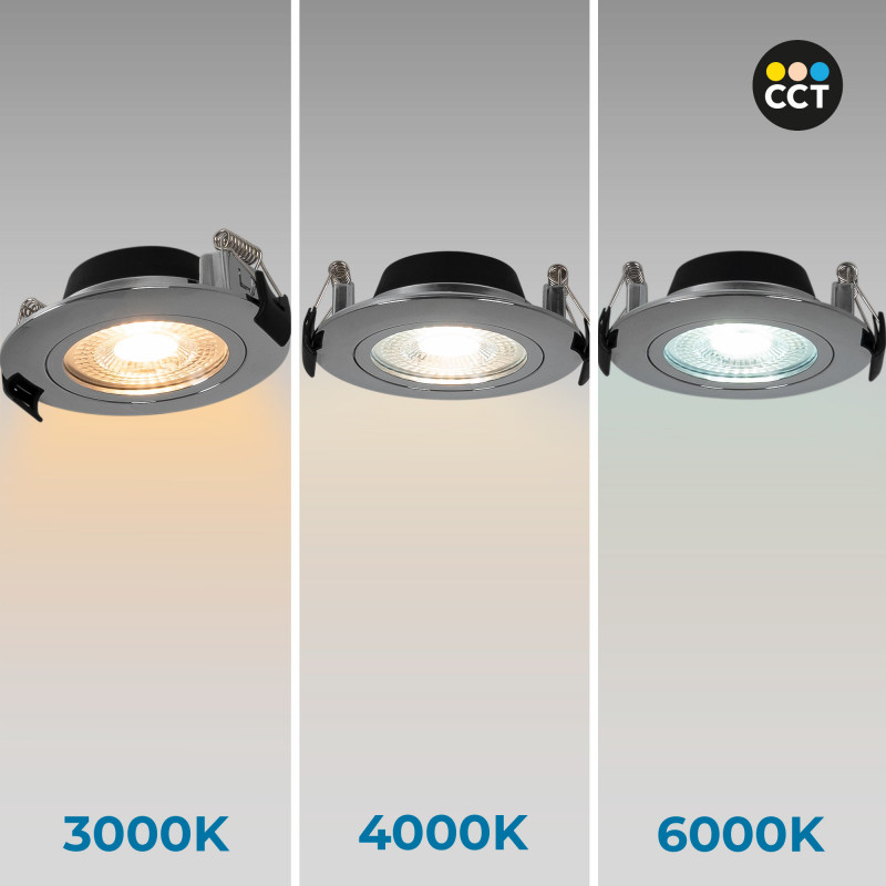 Outdoor LED downlight - 7W - CCT - 630lm - Cutout Ø70mm - IP54