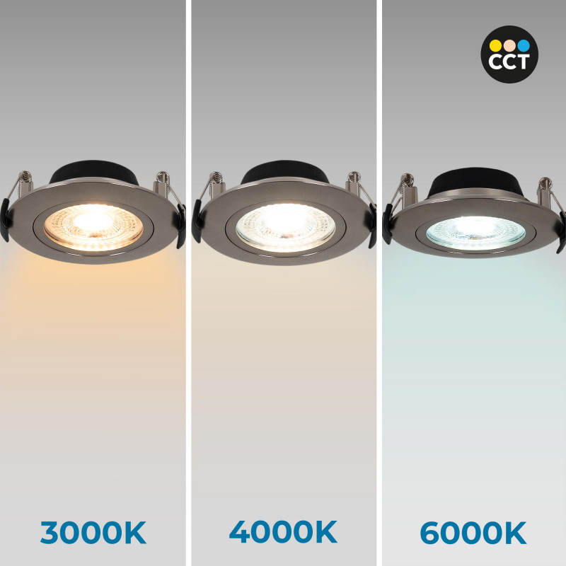 Outdoor LED downlight - 7W - CCT - 630lm - Cutout Ø70mm - IP54