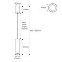 Modern Pendant Light "Roomba" - 10W - CCT - White