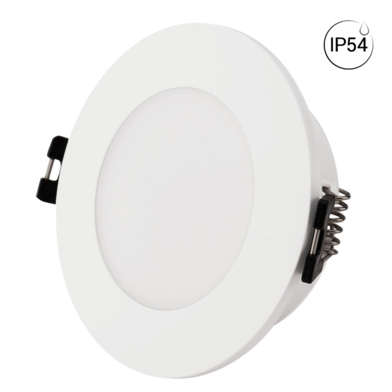 KIT Watertight recessed ring Ø90mm + Bulb GU10 5,4W + Bulb socket