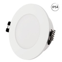 KIT Watertight recessed ring Ø90mm + Bulb GU10 5,4W + Bulb socket