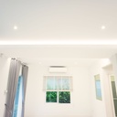 KIT Tilting recessed downlight Ø90mm (white) + 5.4W GU10 Bulb + Socket