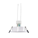 KIT Tilting recessed downlight Ø90mm (white) + 5.4W GU10 Bulb + Socket