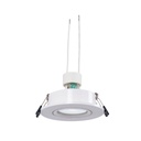 KIT Tilting recessed downlight Ø90mm (white) + 5.4W GU10 Bulb + Socket