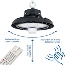 Microwave motion sensor for industrial LED High Bay - B8155