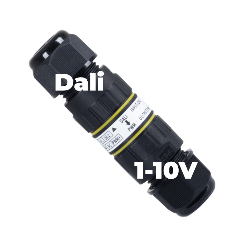 DALI to 1-10V 2-wire gateway converter for industrial lighting - IP67