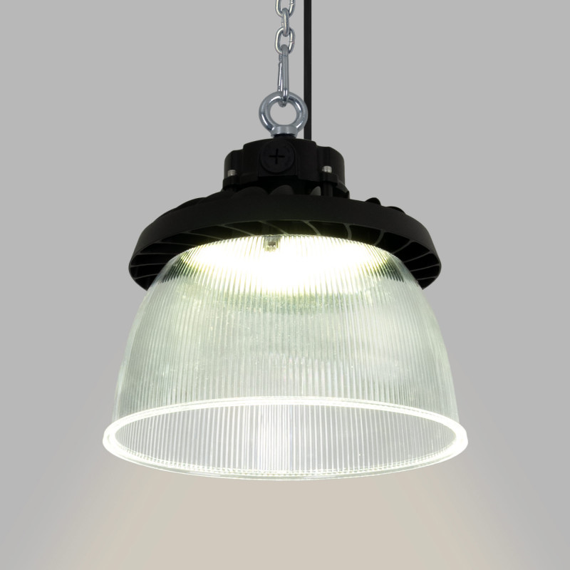 Polycarbonate diffuser for industrial LED High Bay B8155-150W - B8150-150 - 90° Angle