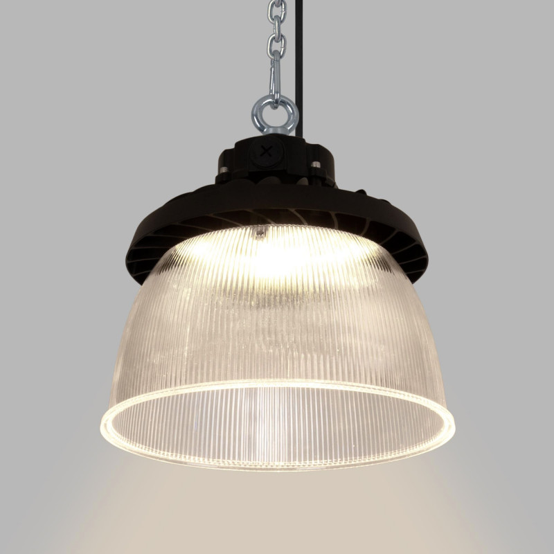 Polycarbonate diffuser for industrial LED High Bay B8155-150W - B8150-150 - 90° Angle