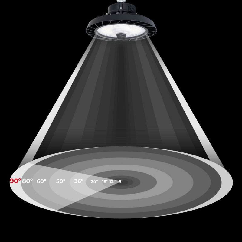 Industrial LED UFO High Bay - 150W - CCT - 170lm/W - LIFUD Driver - IP65 - 5 years warranty