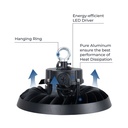 Industrial LED UFO High Bay - 150W - CCT - 170lm/W - LIFUD Driver - IP65 - 5 years warranty