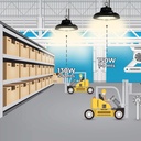 Industrial LED UFO High Bay - 150W - CCT - 170lm/W - LIFUD Driver - IP65 - 5 years warranty