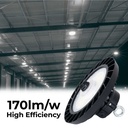 Industrial LED UFO High Bay - 150W - CCT - 170lm/W - LIFUD Driver - IP65 - 5 years warranty