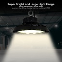 Industrial LED UFO High Bay - 150W - CCT - 170lm/W - LIFUD Driver - IP65 - 5 years warranty