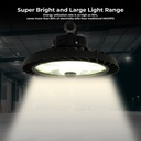 Industrial LED UFO High Bay - 200W - CCT - 170lm/W - LIFUD Driver - IP65 - 5 years warranty