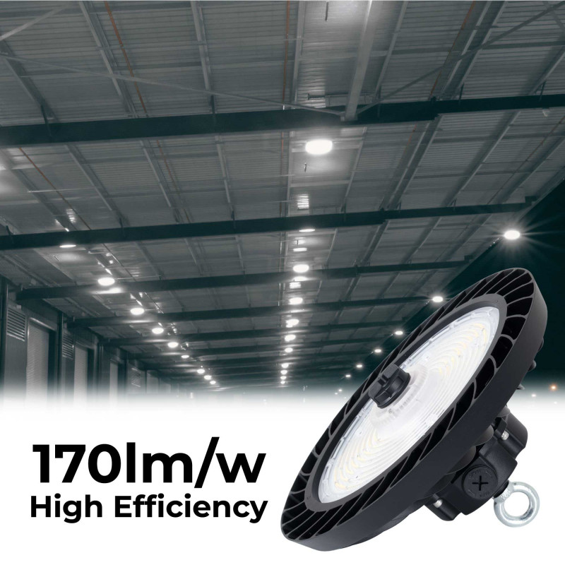 Industrial LED UFO High Bay - 200W - CCT - 170lm/W - LIFUD Driver - IP65 - 5 years warranty