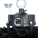 Industrial LED UFO High Bay - 200W - CCT - 170lm/W - LIFUD Driver - IP65 - 5 years warranty