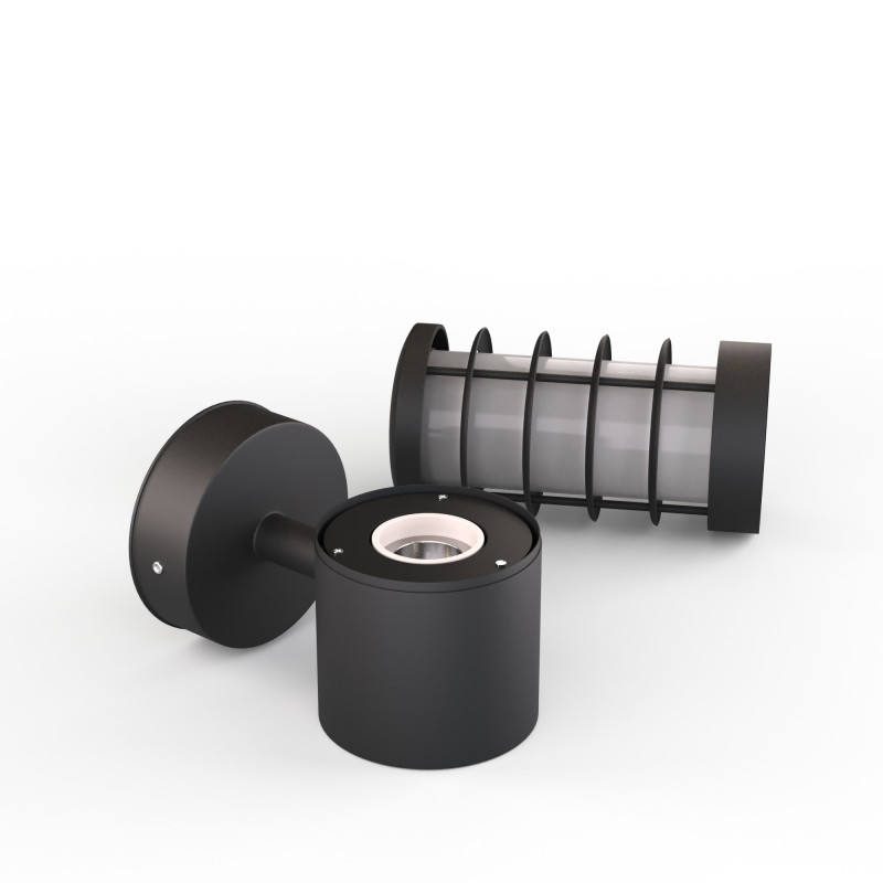 Aluminium outdoor wall light "Burno" - IP54 - E27
