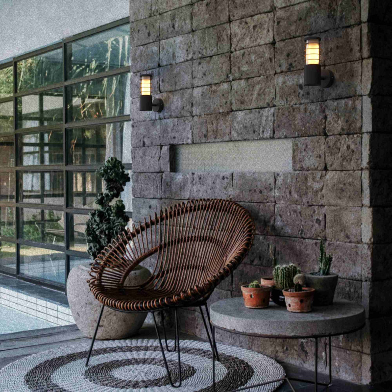 Aluminium outdoor wall light "Burno" - IP54 - E27