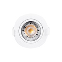 Adjustable LED Downlight - 7W - TRIAC Dimmable - 800lm - 3000K - Cutout Ø73mm