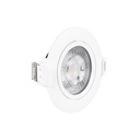 Adjustable LED Downlight - 7W - TRIAC Dimmable - 800lm - 3000K - Cutout Ø73mm