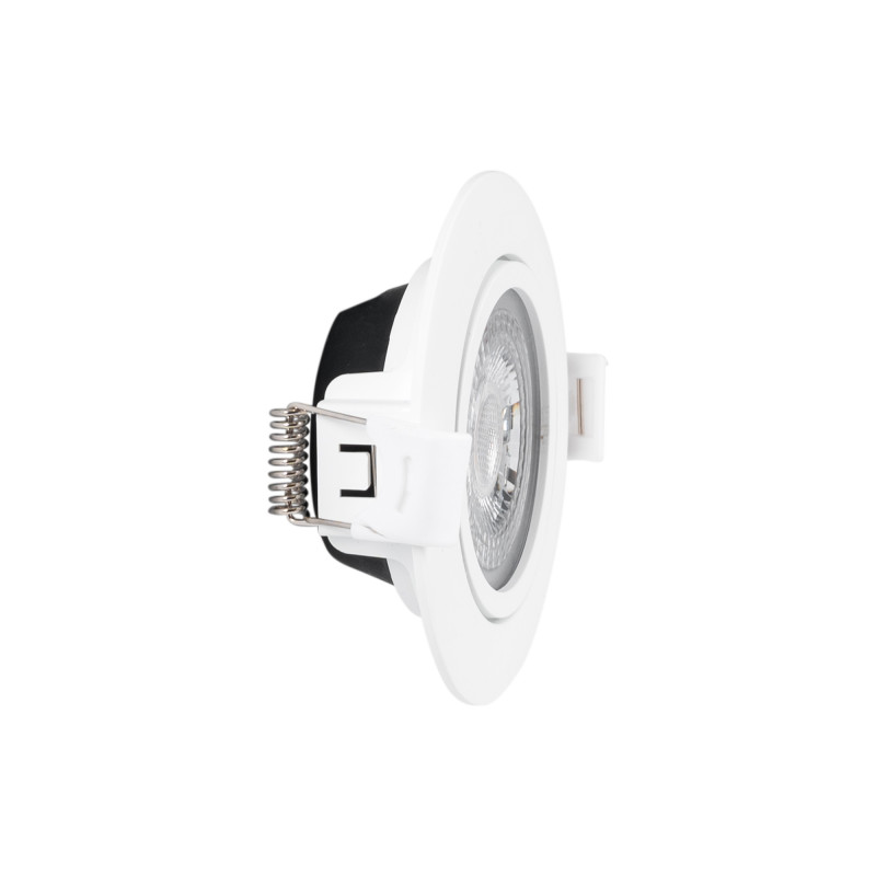 Adjustable LED Downlight - 7W - TRIAC Dimmable - 800lm - 3000K - Cutout Ø73mm