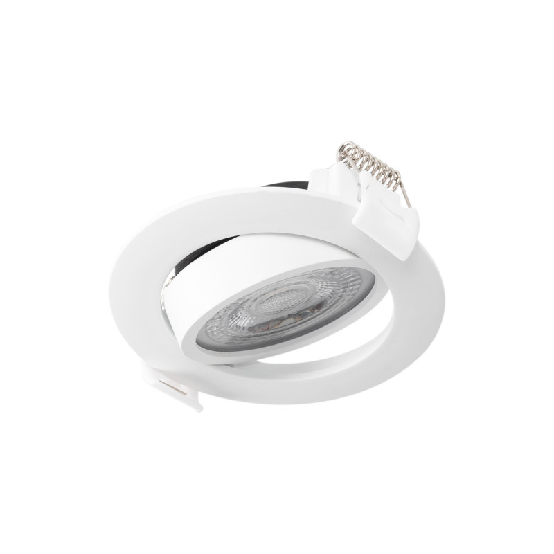 Adjustable LED Downlight - 7W - TRIAC Dimmable - 800lm - 3000K - Cutout Ø73mm
