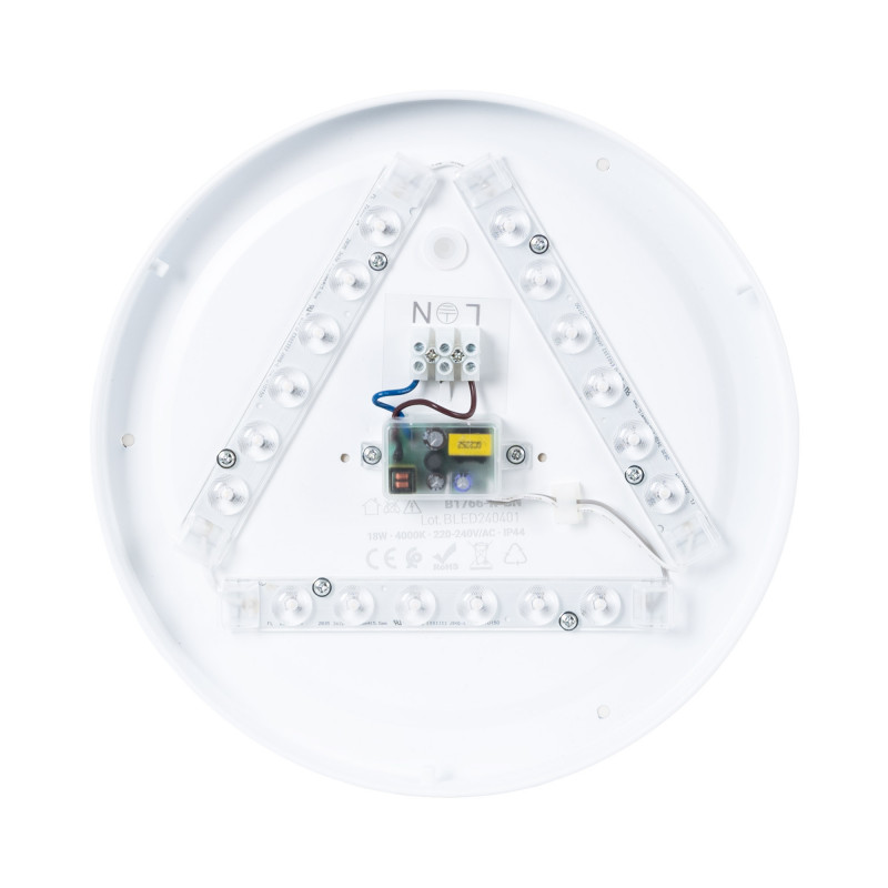 LED ceiling light 18W - IP44 - Ø26 cm