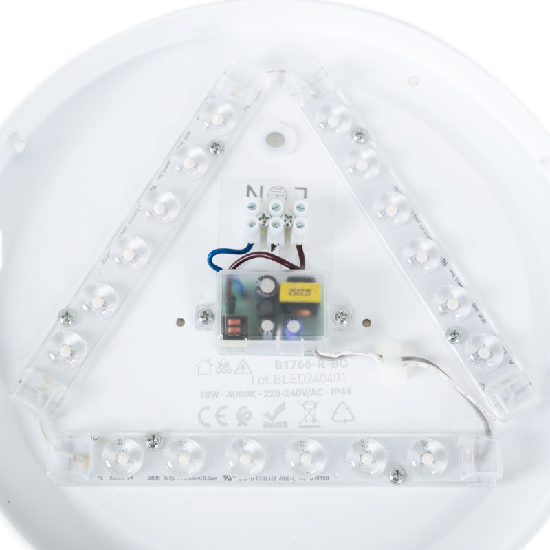 LED ceiling light 18W - IP44 - Ø26 cm
