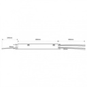 Driver for CCT LED linear light - 0-10V dimmable + 12V power supply - 30-42V DC - 44W - 650-1050mA