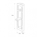 Side cover for LED linear light SKU: B9050