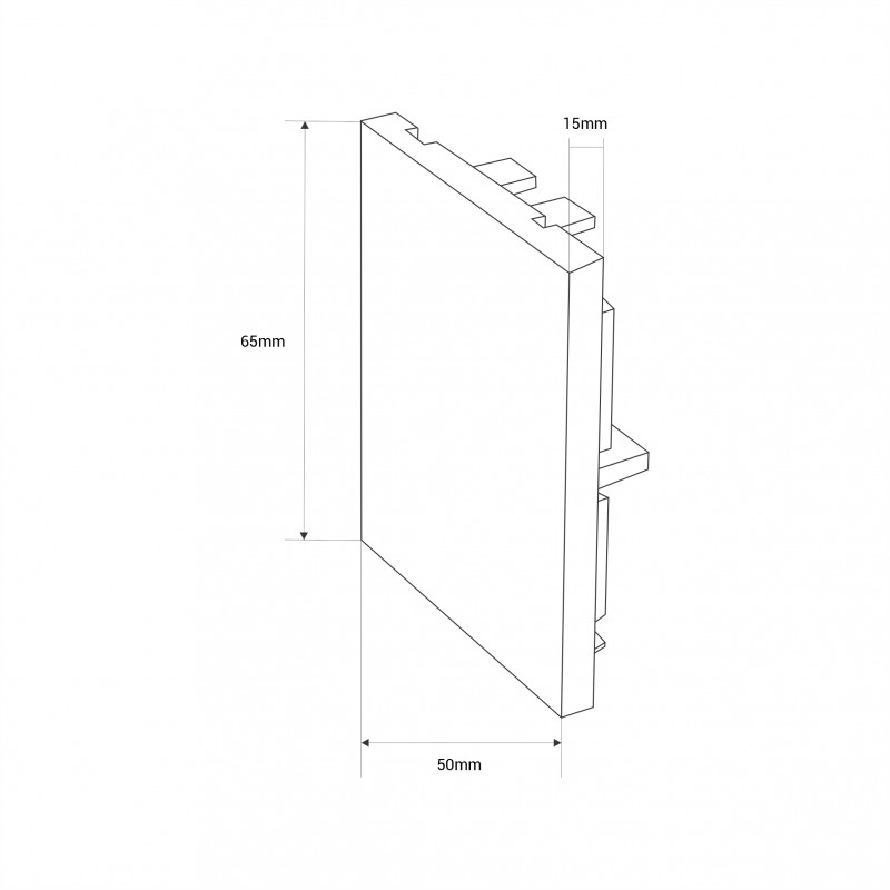 Side cover for LED linear light B9010 / B9020 / B9030 / B9040