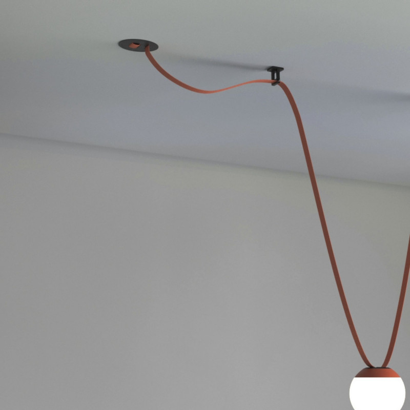 Recessed central canopy for "Axia" lamp