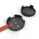 Central surface-mounted canopy for "Axia" lamp