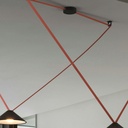 Central surface-mounted canopy for "Axia" lamp