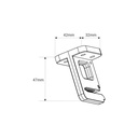 Strip holder for 'Axia' lamp