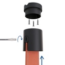 Decorative end canopy for "Axia" lamp - Ø51mm
