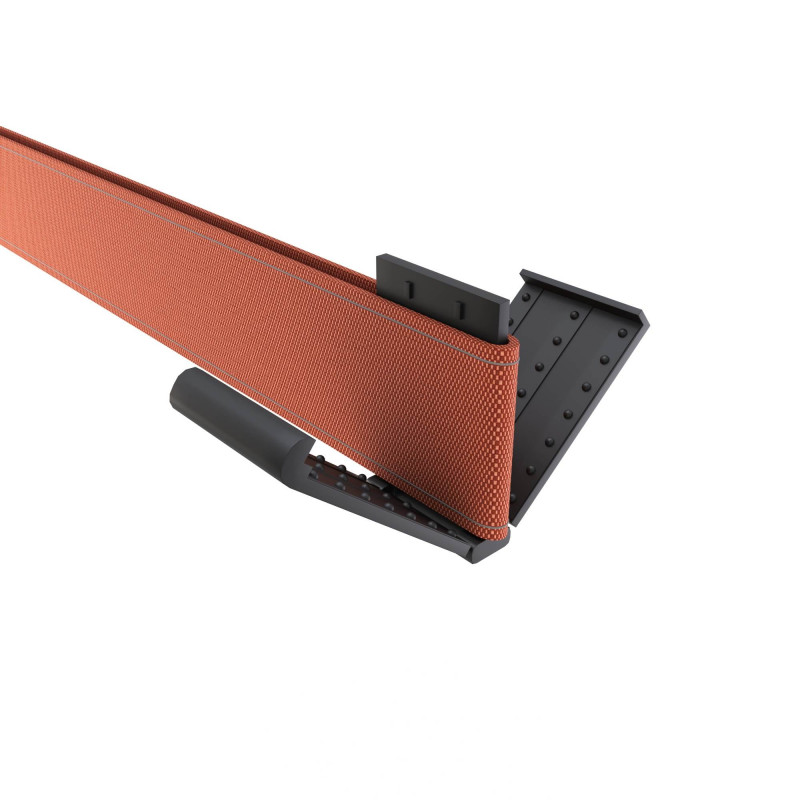 Textile tape union clip for "Axia" lamp