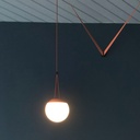 Textile tape union clip for "Axia" lamp