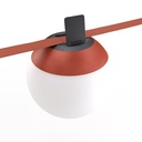 Opal globe lamp for "Axia" system - 12W - 48V - Warm light