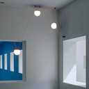 Opal globe lamp for "Axia" system - 12W - 48V - Warm light