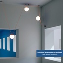 Configurable lamp "Axia 1" - KIT 12W globe lamp + Conductive fabric strip + accessories