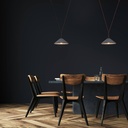 Configurable cone lamp "Axia 2" - Two 2W flat lamps + Conductive fabric strip + accessories