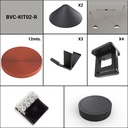 Configurable cone lamp "Axia 2" - Two 2W flat lamps + Conductive fabric strip + accessories