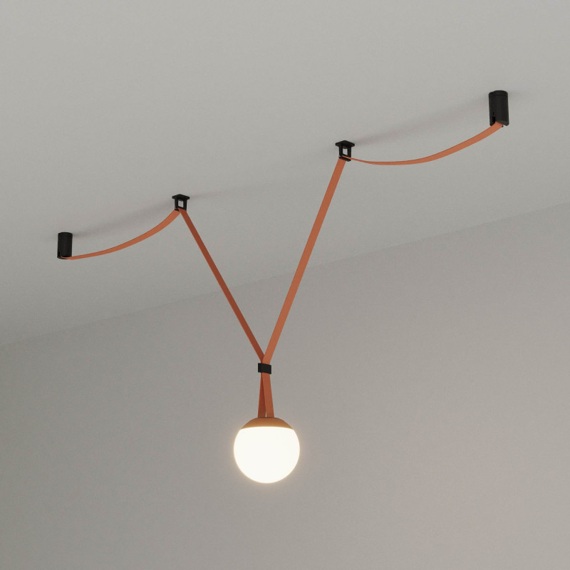 Configurable lamp "Axia 3" - KIT 12W globe lamp + Conductive fabric strip + accessories