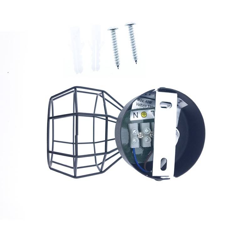 Cage wall or ceiling light "AZOR" E14