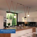 Configurable lamp "Axia 3" - KIT 12W globe lamp + Conductive fabric strip + accessories