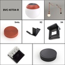 Configurable lamp "Axia 4" - KIT 12W globe lamp + Conductive fabric strip + accessories